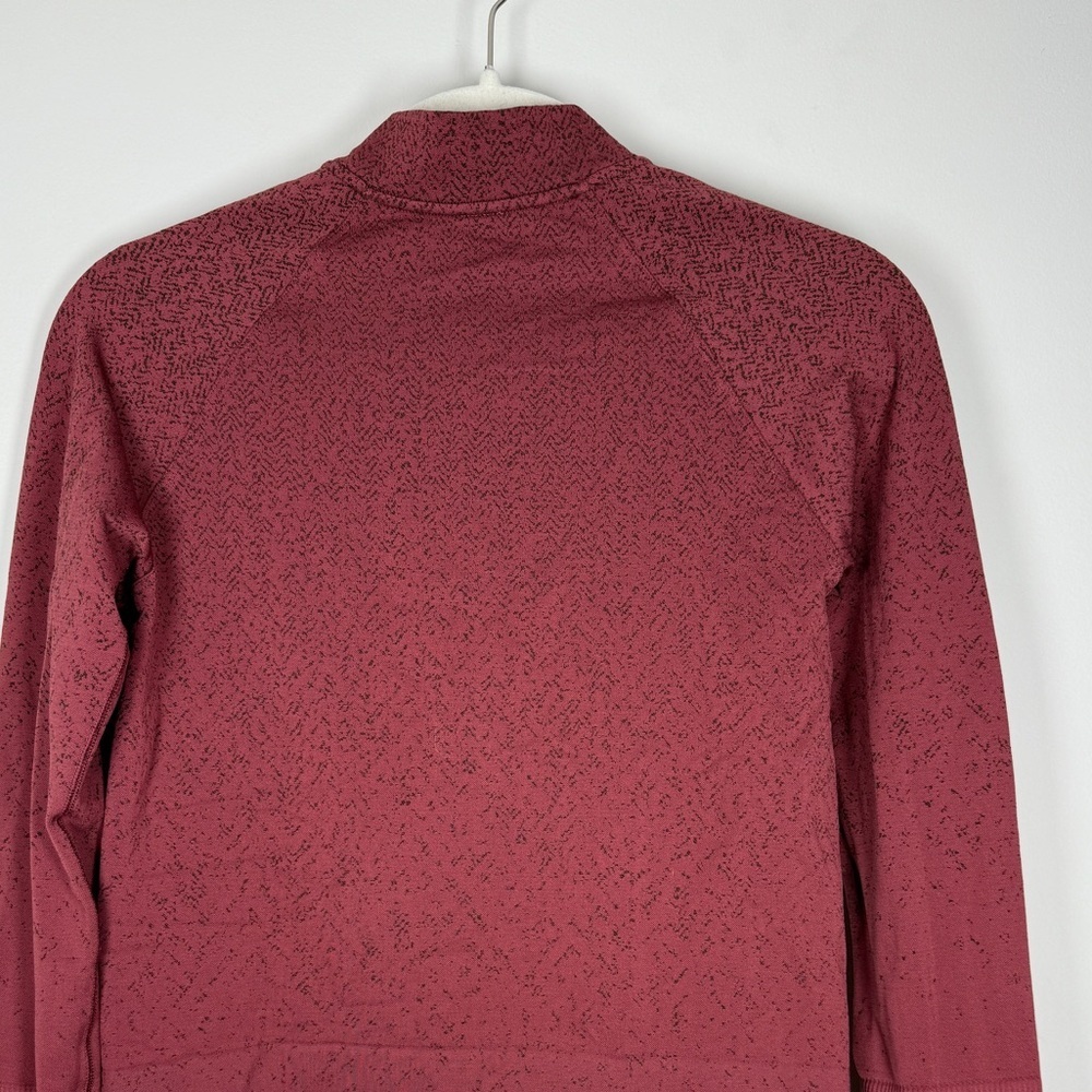 Lululemon EUC Rest Less Cropped 1/2 Zip Dusty Rose - Picture 9 of 12
